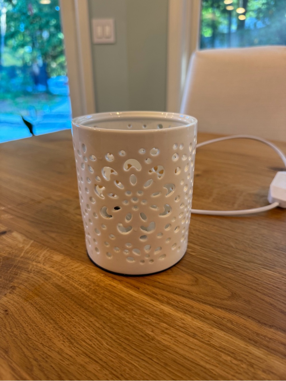 White Ceramic Decorative Wax Warmer